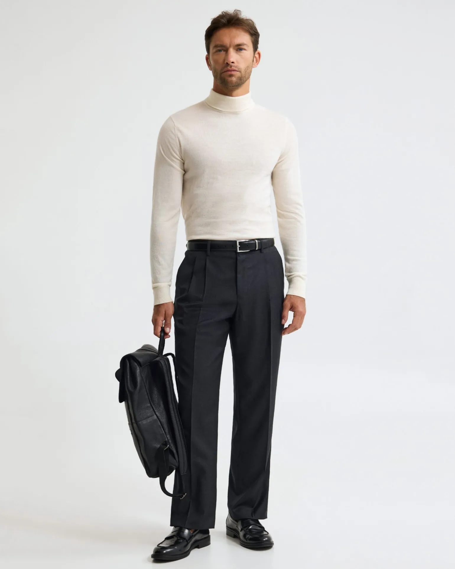 Aaron Turtle Neck Merino Pullover