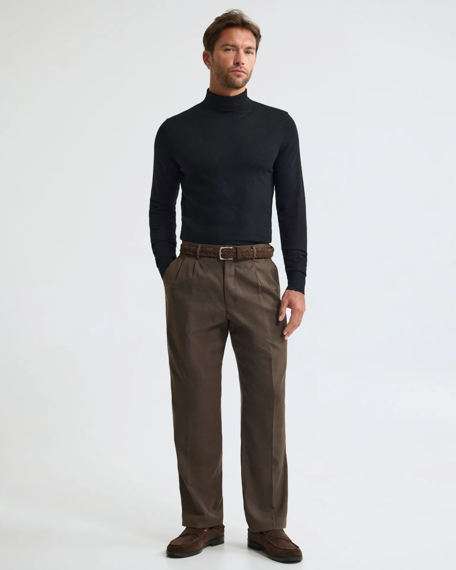 Aaron Turtle Neck Merino Pullover
