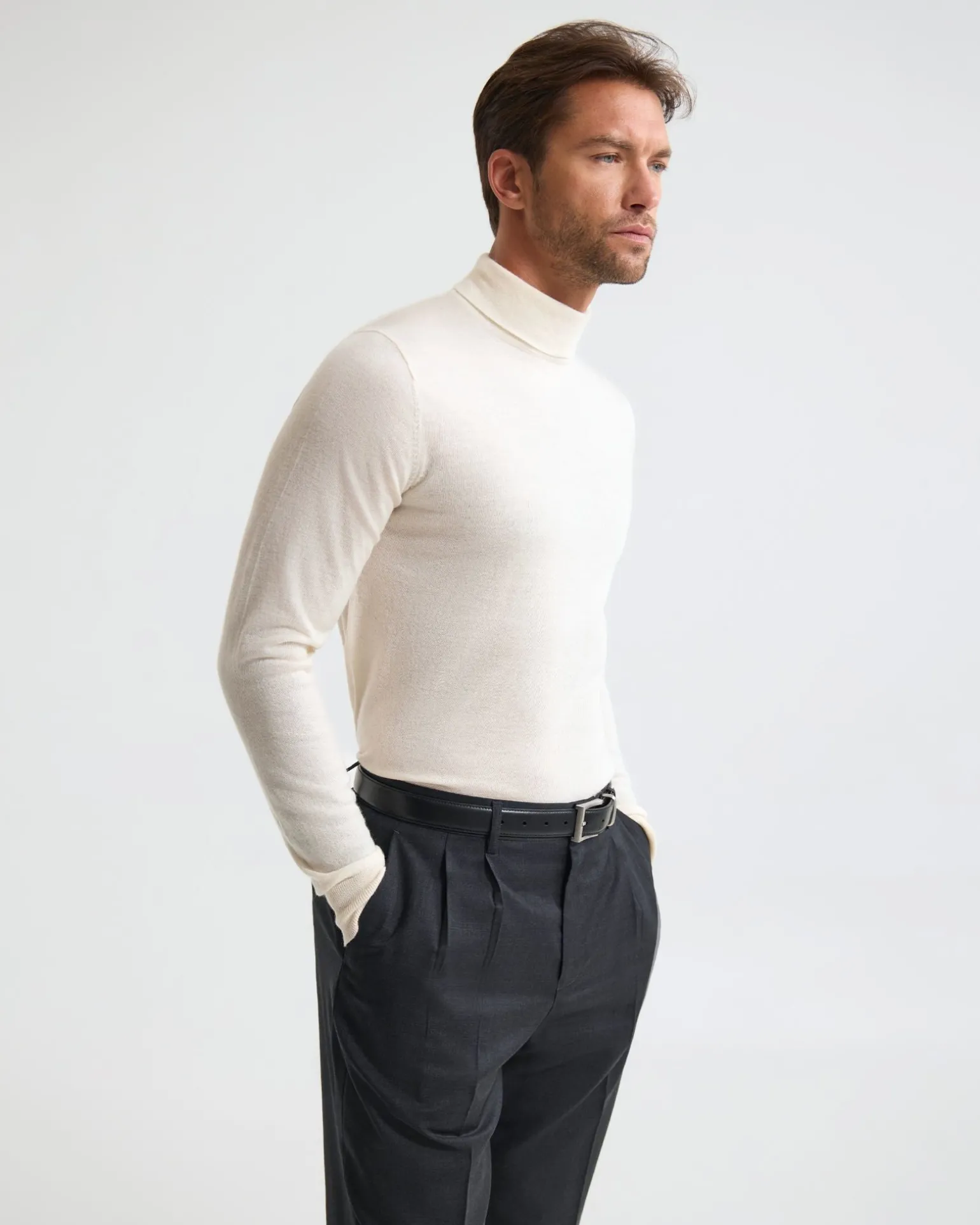 Aaron Turtle Neck Merino Pullover
