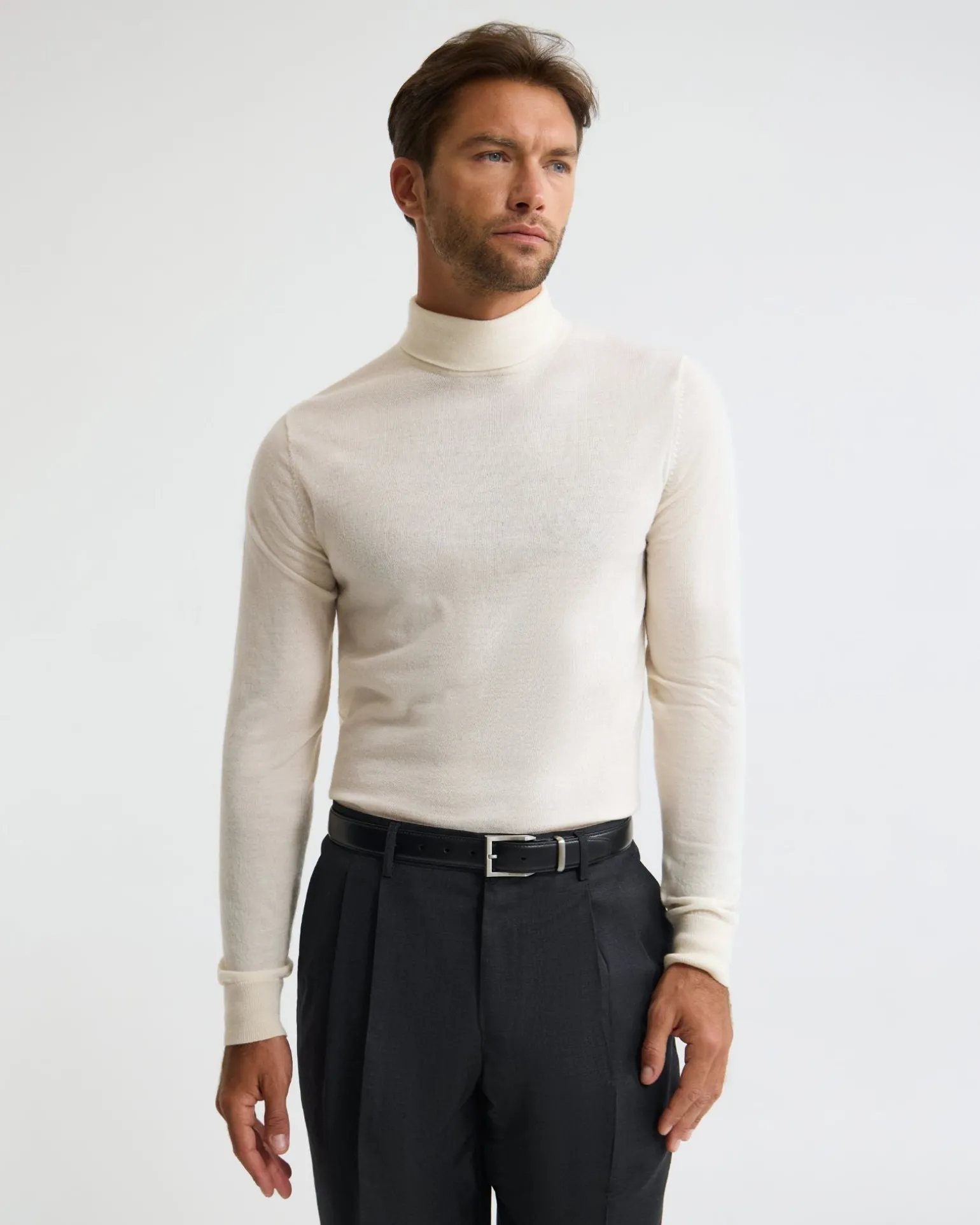 Aaron Turtle Neck Merino Pullover