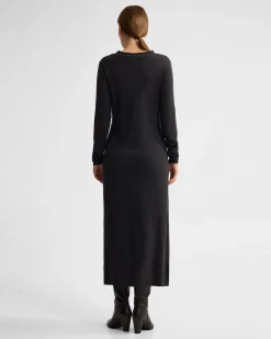 Adelaide Knitted Dress With Brooch
