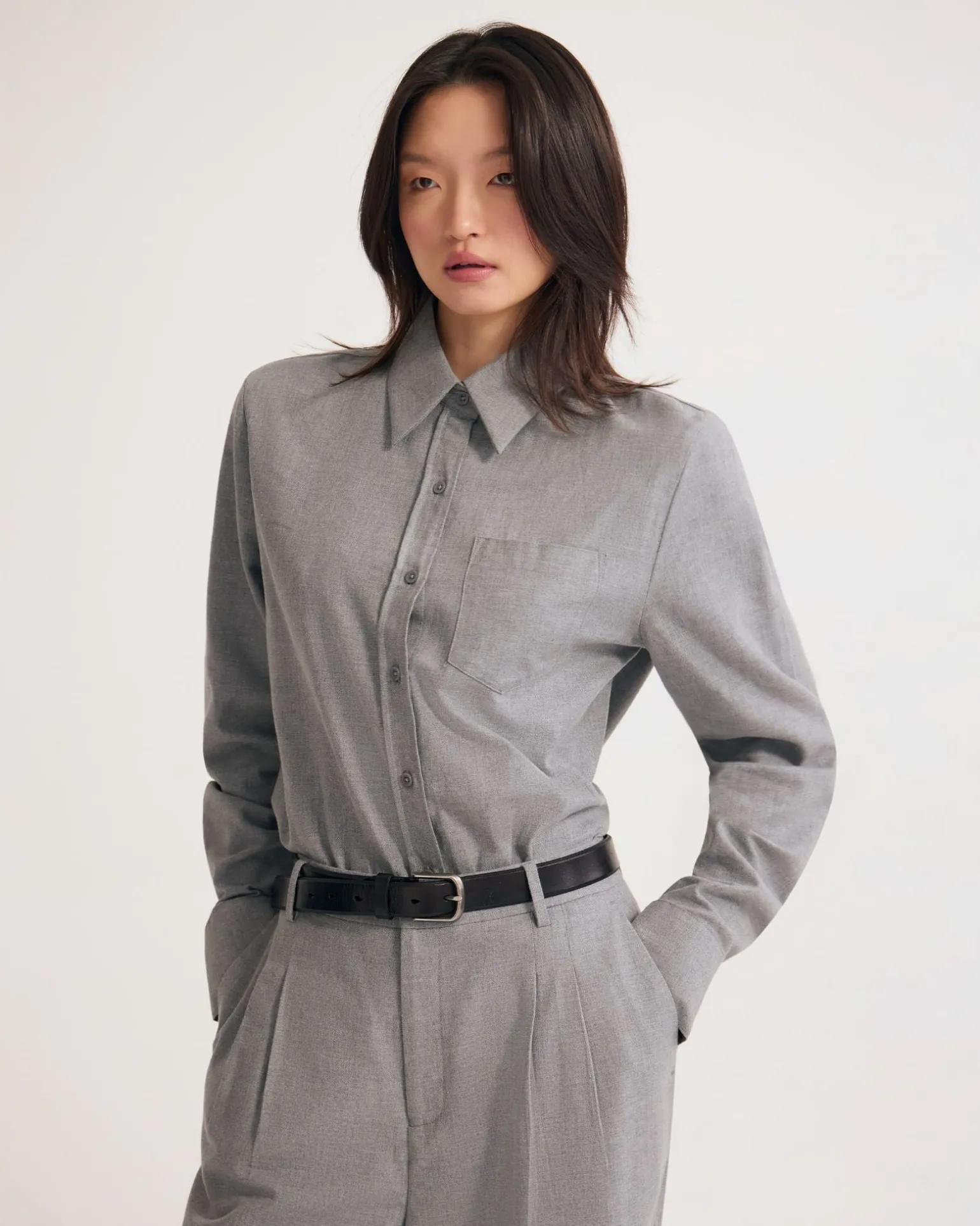 Adrienne Euro Fabric Ovrsze Shirt
