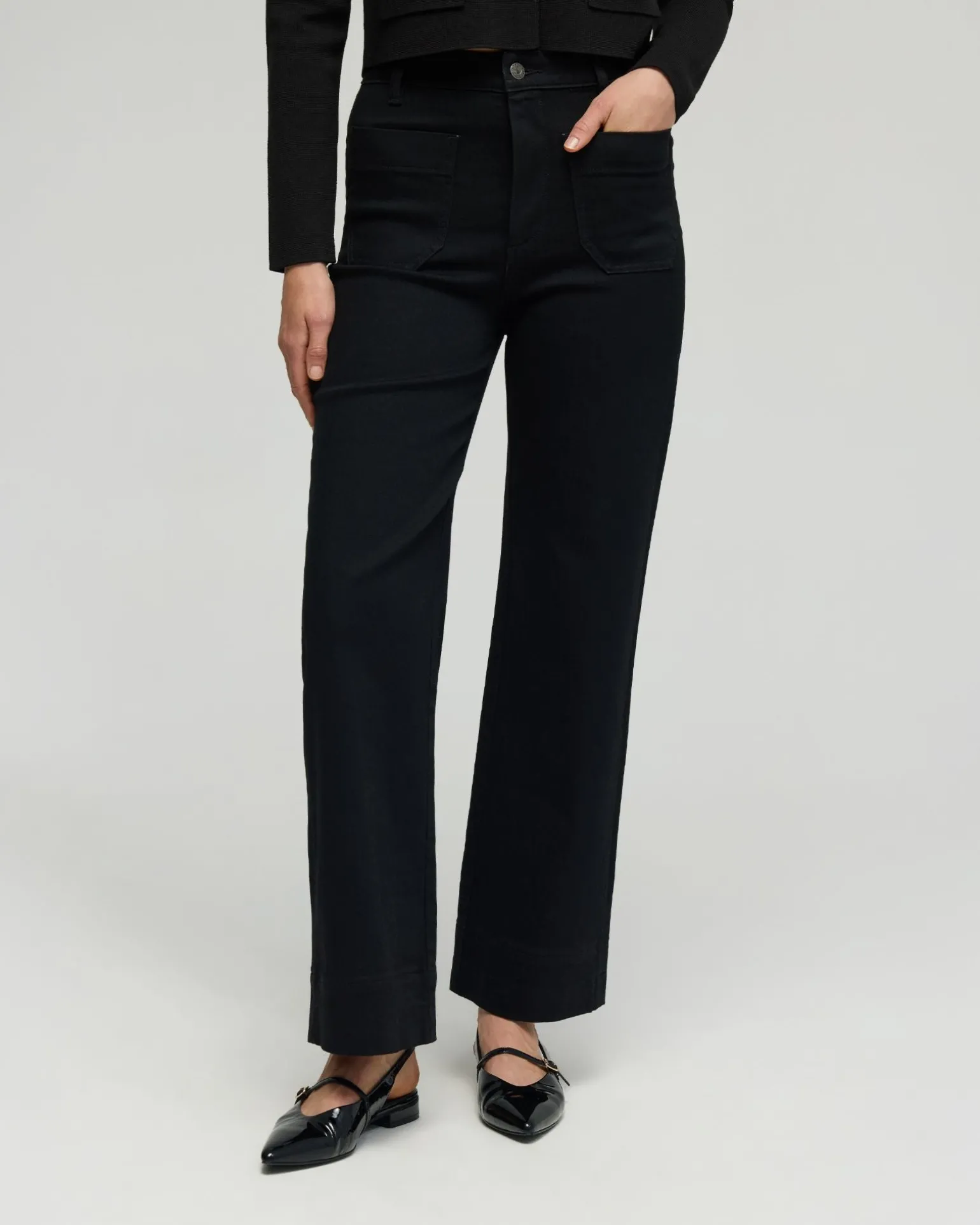 Alexa Stretch Patch Pocket Jeans