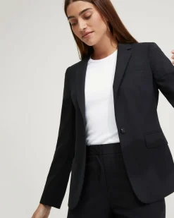 Alexa Wool Stretch Suit Jacket