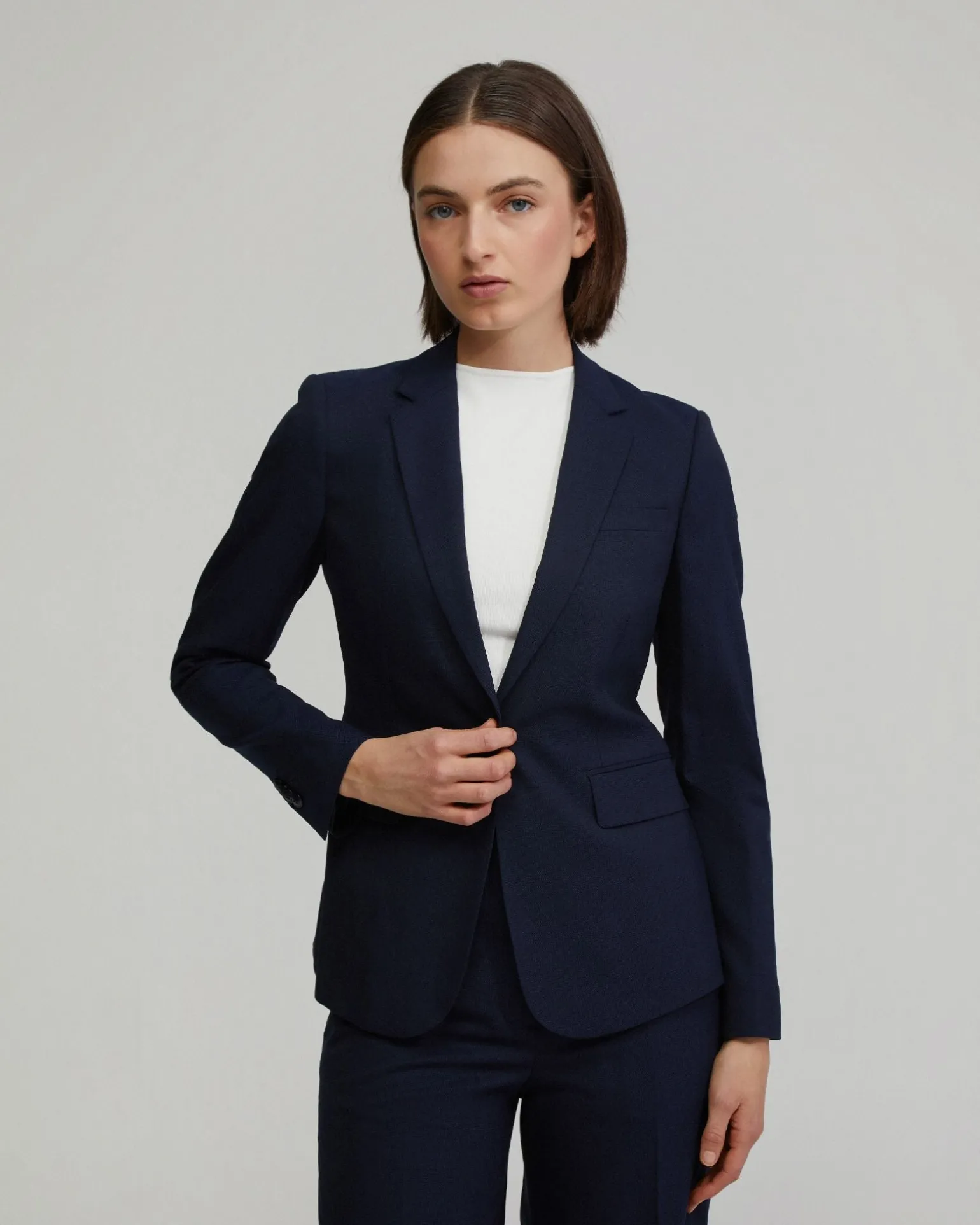 Alexa Wool Stretch Suit Jacket