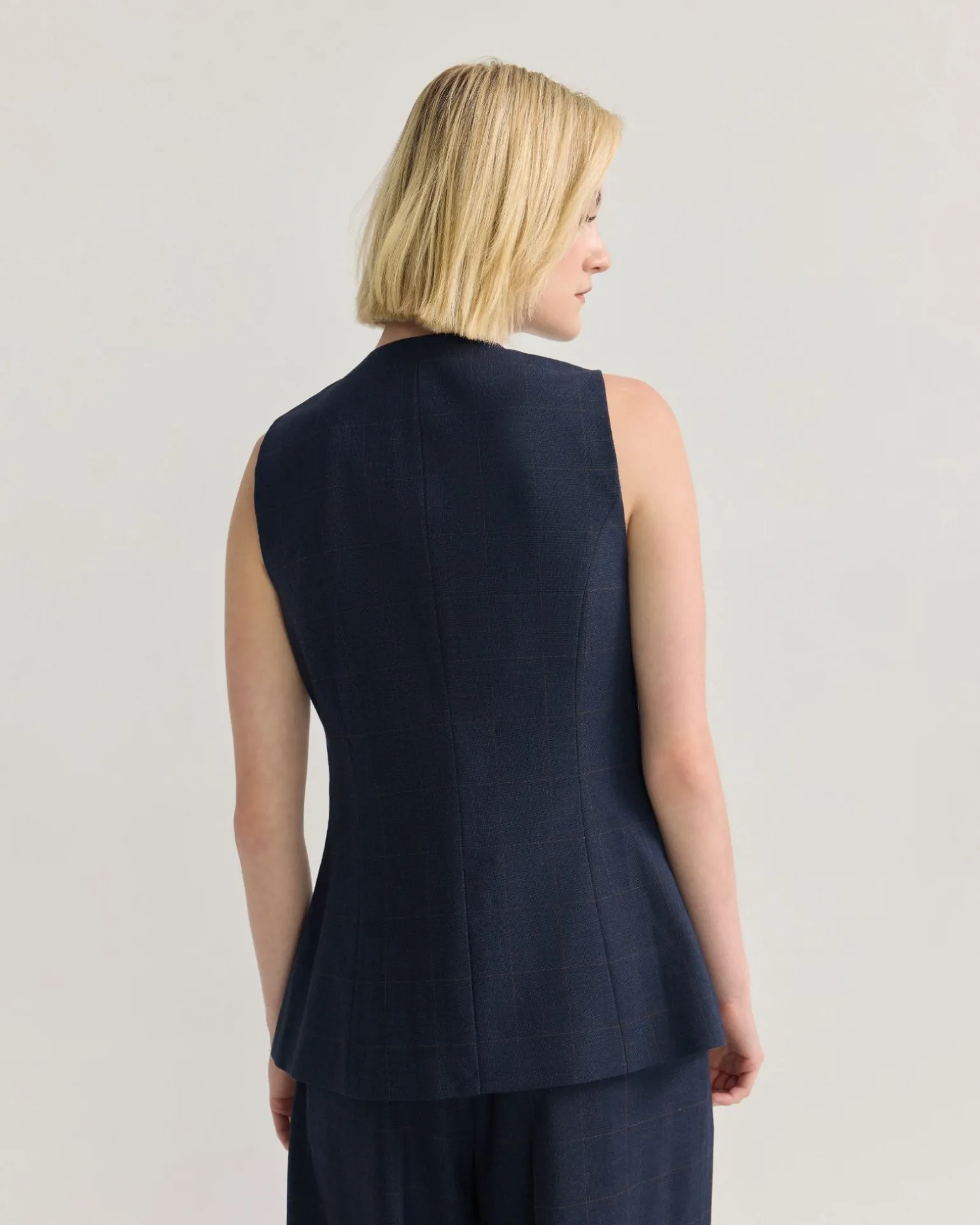 Alice Checked Waistcoat