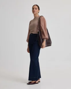 Alice Contrast Sleeve Knit