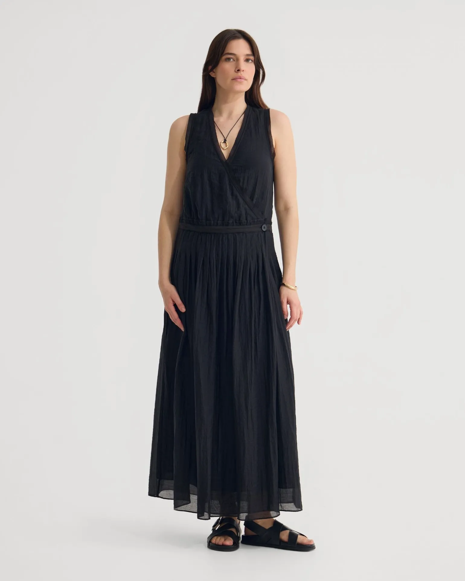 Alina Pleated Skirt Dress