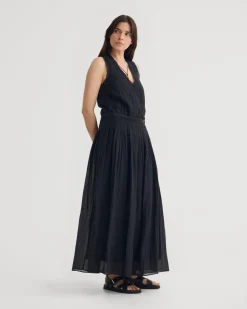 Alina Pleated Skirt Dress
