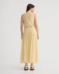 Alina Pleated Skirt Dress