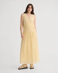 Alina Pleated Skirt Dress