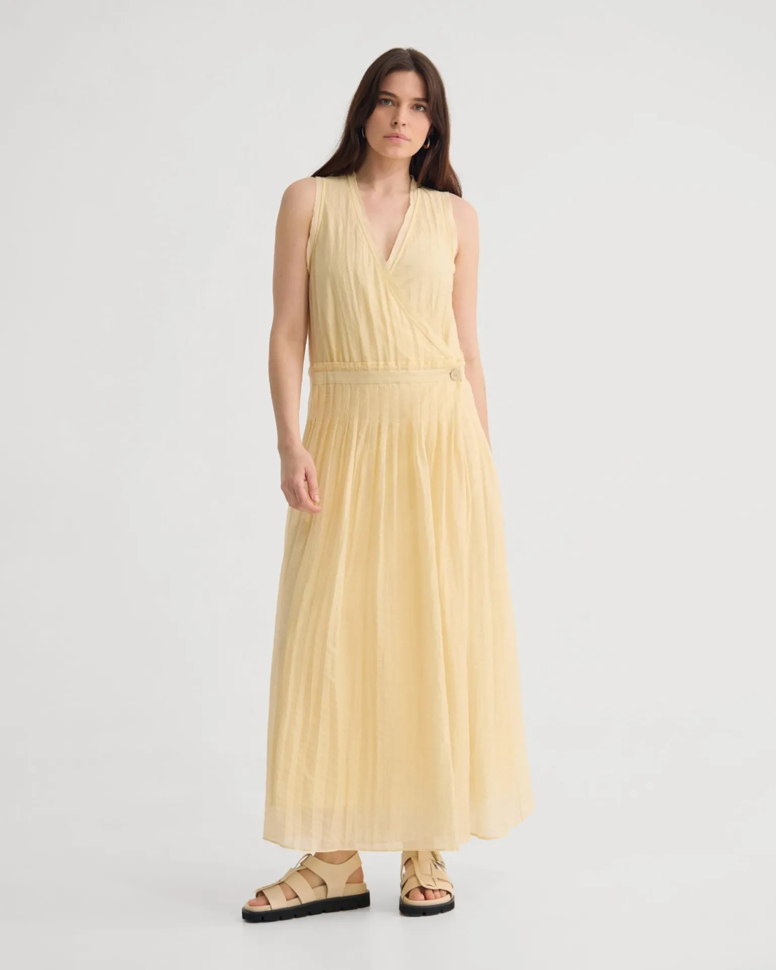 Alina Pleated Skirt Dress