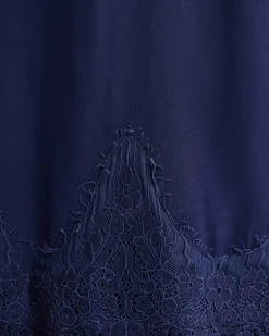 Amber Satin And Lace Dress