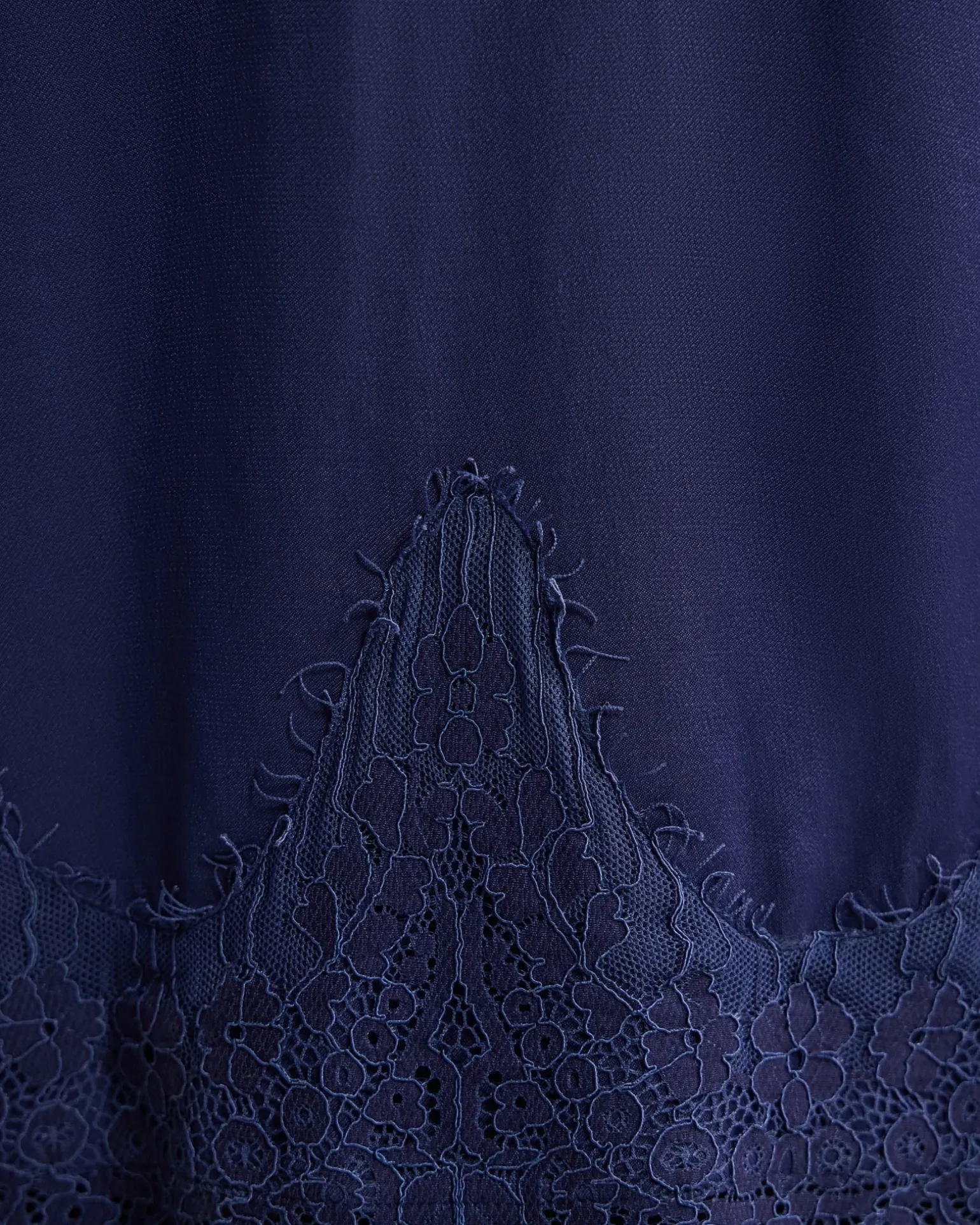Amber Satin And Lace Dress