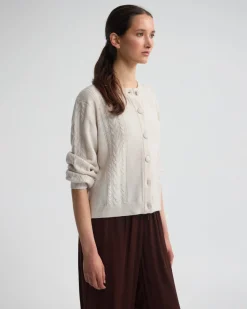 Amelia Cable Knit Cardigan