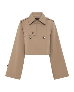 Annalise Crop Trench Jacket