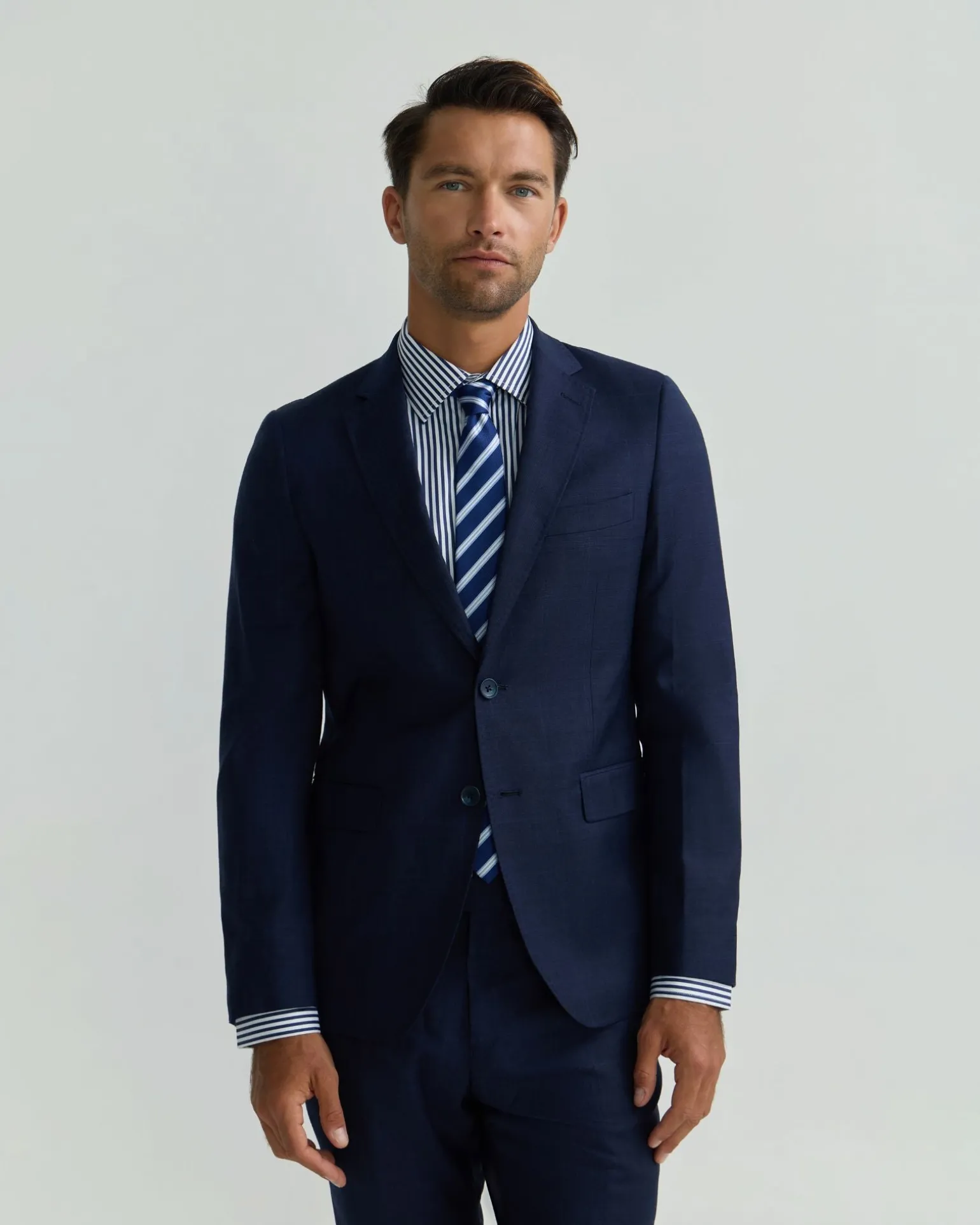 Auden Wool Checked Suit Jacket