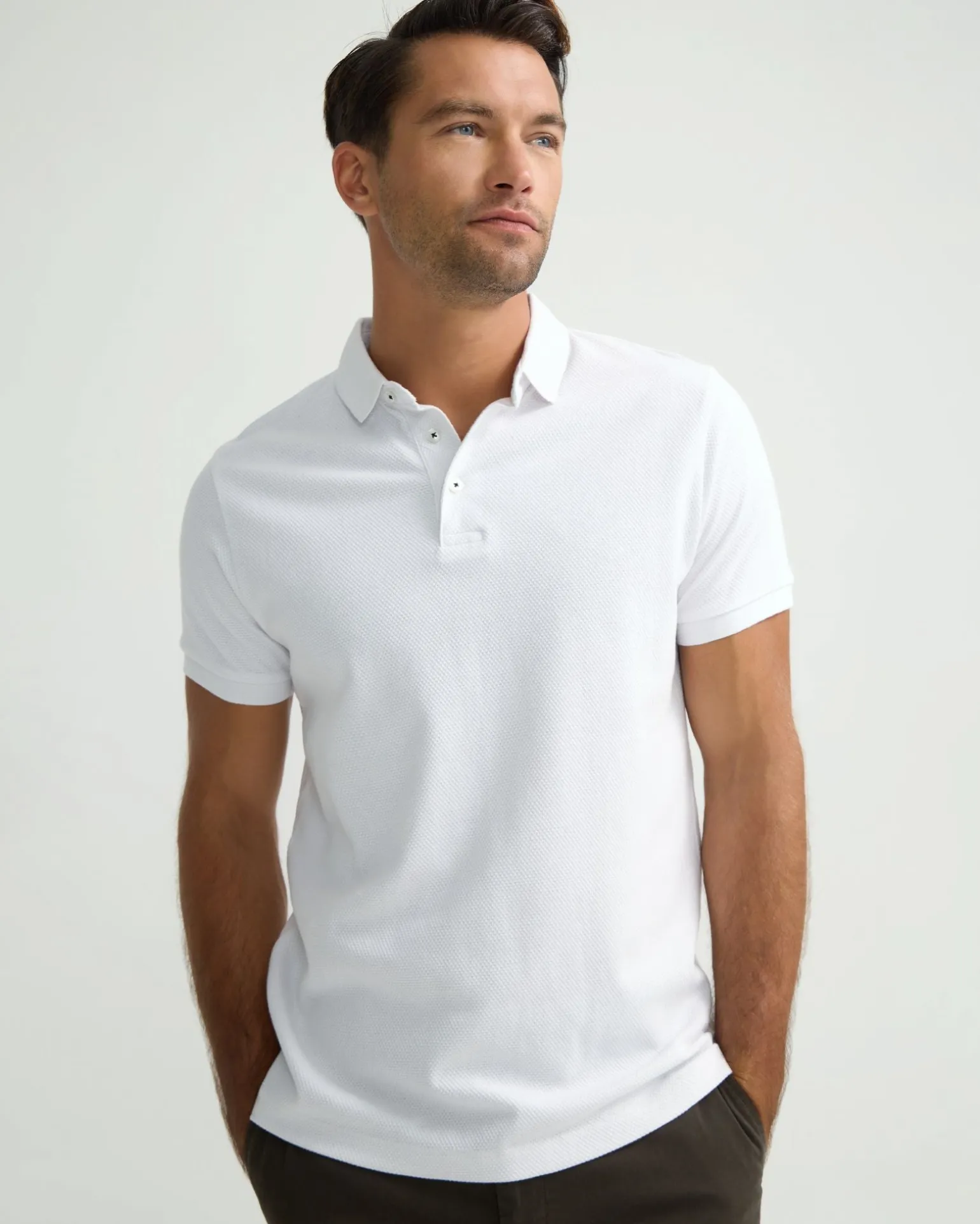 Austin Organic Cotton Knit Polo