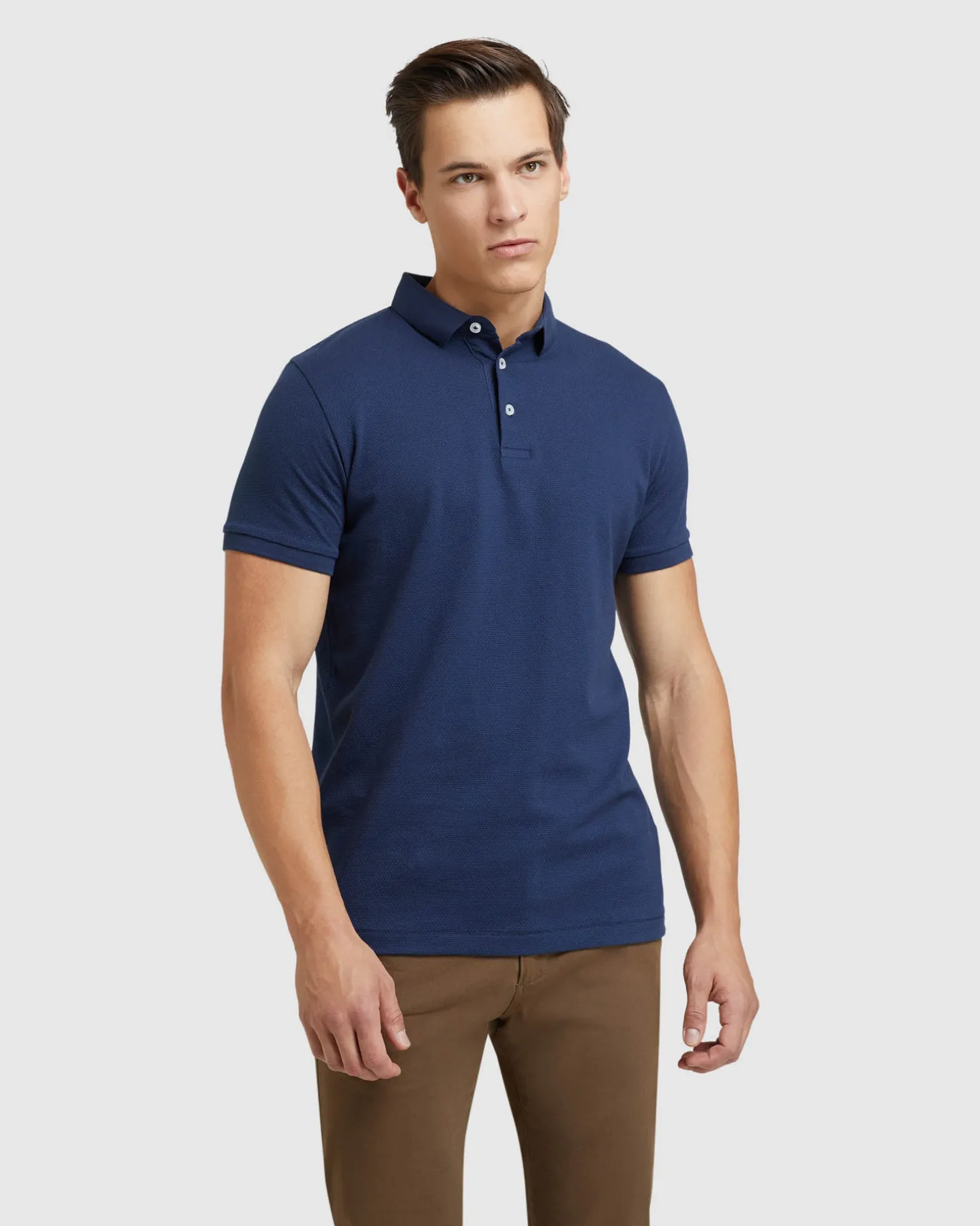 Austin Organic Cotton Knit Polo