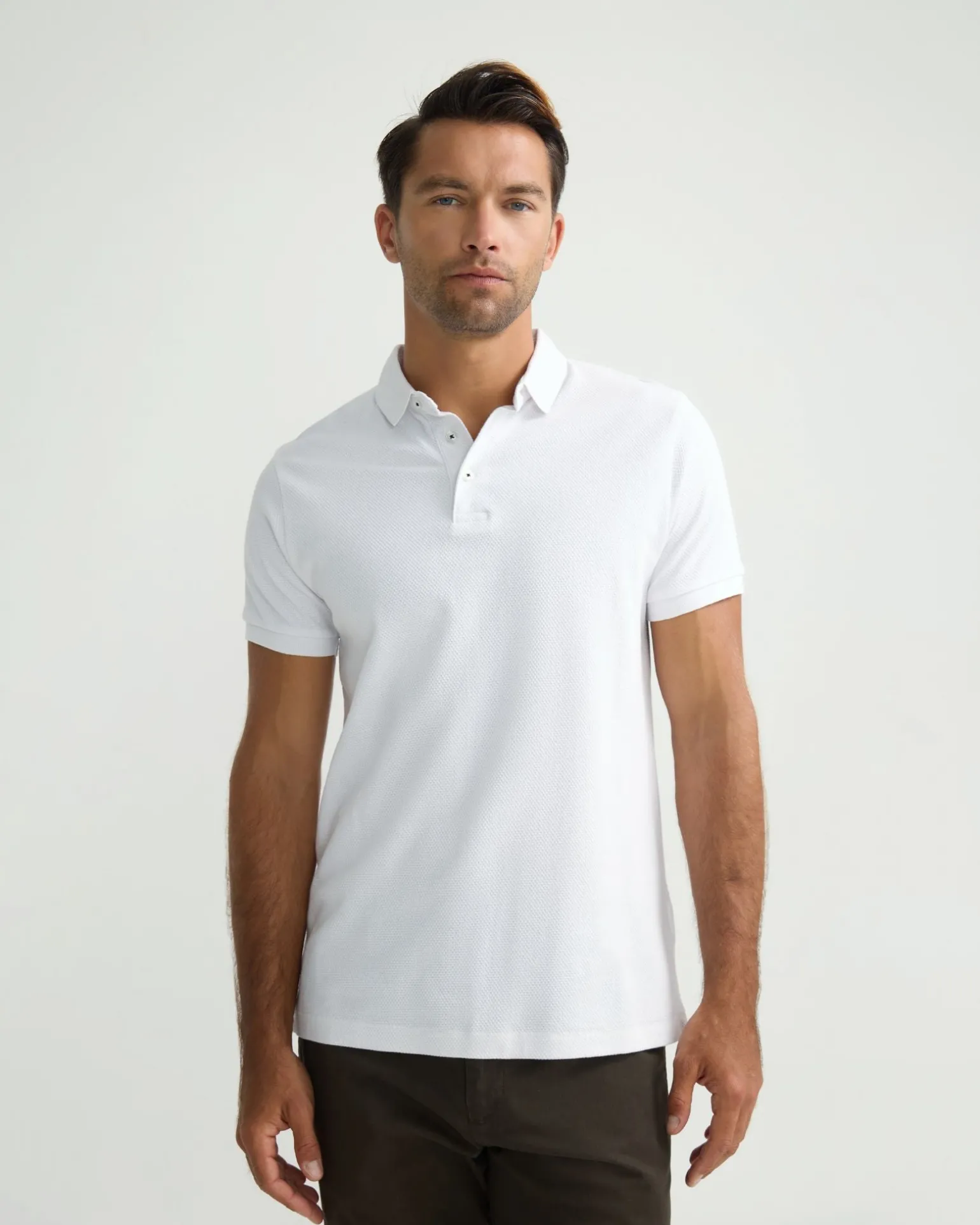 Austin Organic Cotton Knit Polo