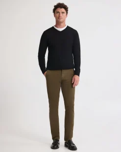 Basic V-Neck Pure Wool Pullover