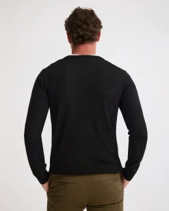 Basic V-Neck Pure Wool Pullover