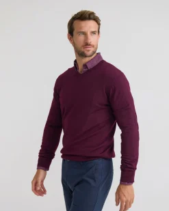 Basic V-Neck Pure Wool Pullover