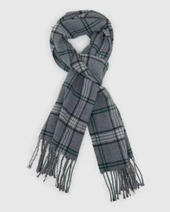 Beau Wool Check Scarf