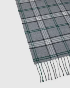Beau Wool Check Scarf
