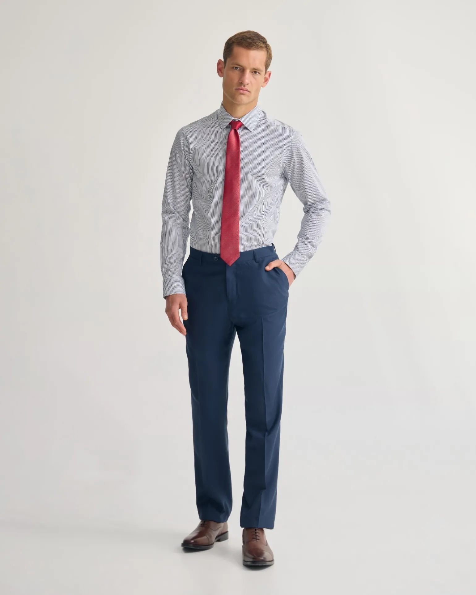 Beckton Slim Fit Striped Shirt