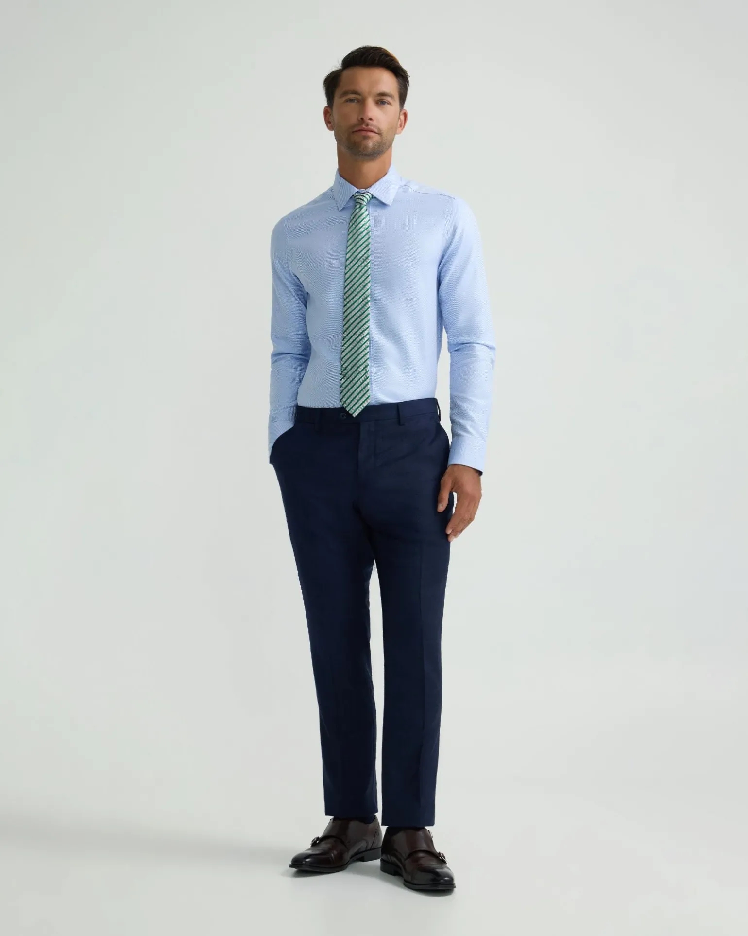 Beckton Slim Twill Cotton Shirt