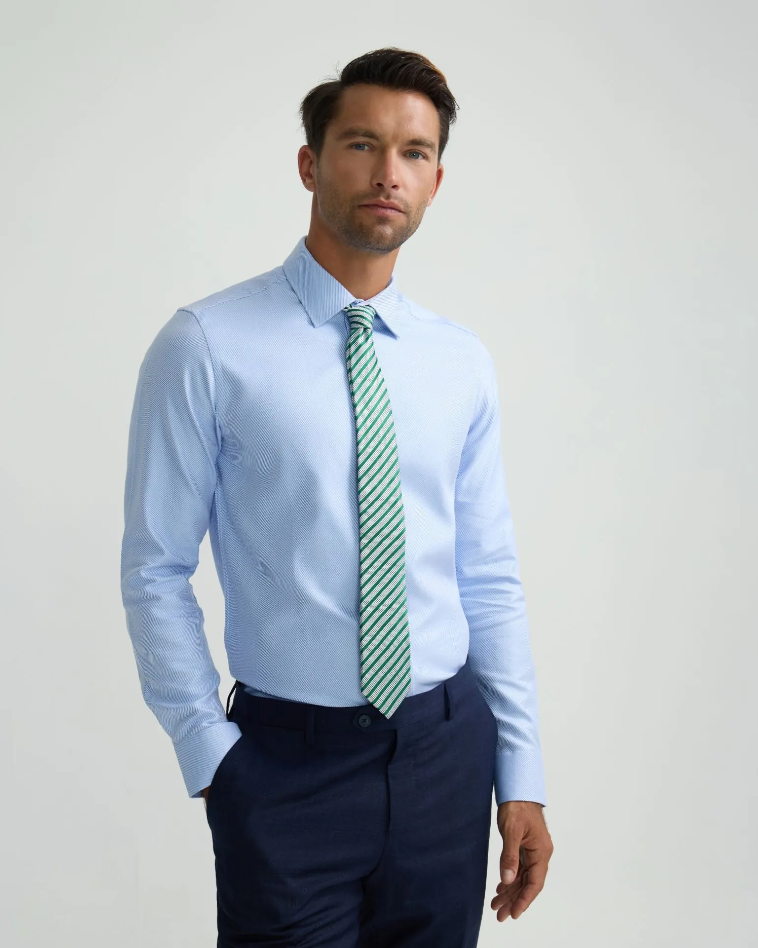 Beckton Slim Twill Cotton Shirt