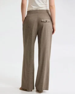 Belle Houndstooth Wool Pant