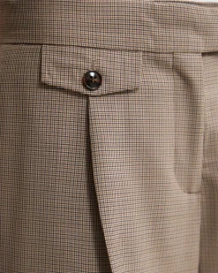 Belle Houndstooth Wool Pant