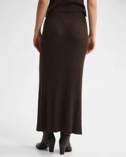 Belle Rib Knitted Skirt