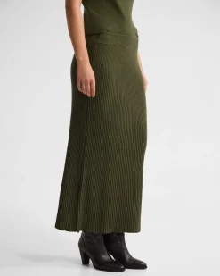 Belle Rib Knitted Skirt
