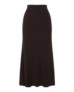 Belle Rib Knitted Skirt