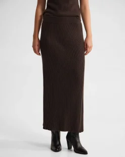 Belle Rib Knitted Skirt