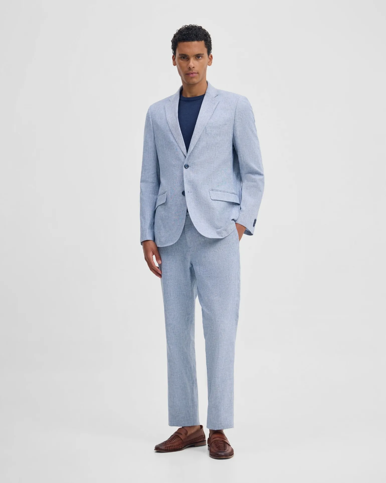 Benjamin Linen Blend Relax Trousers