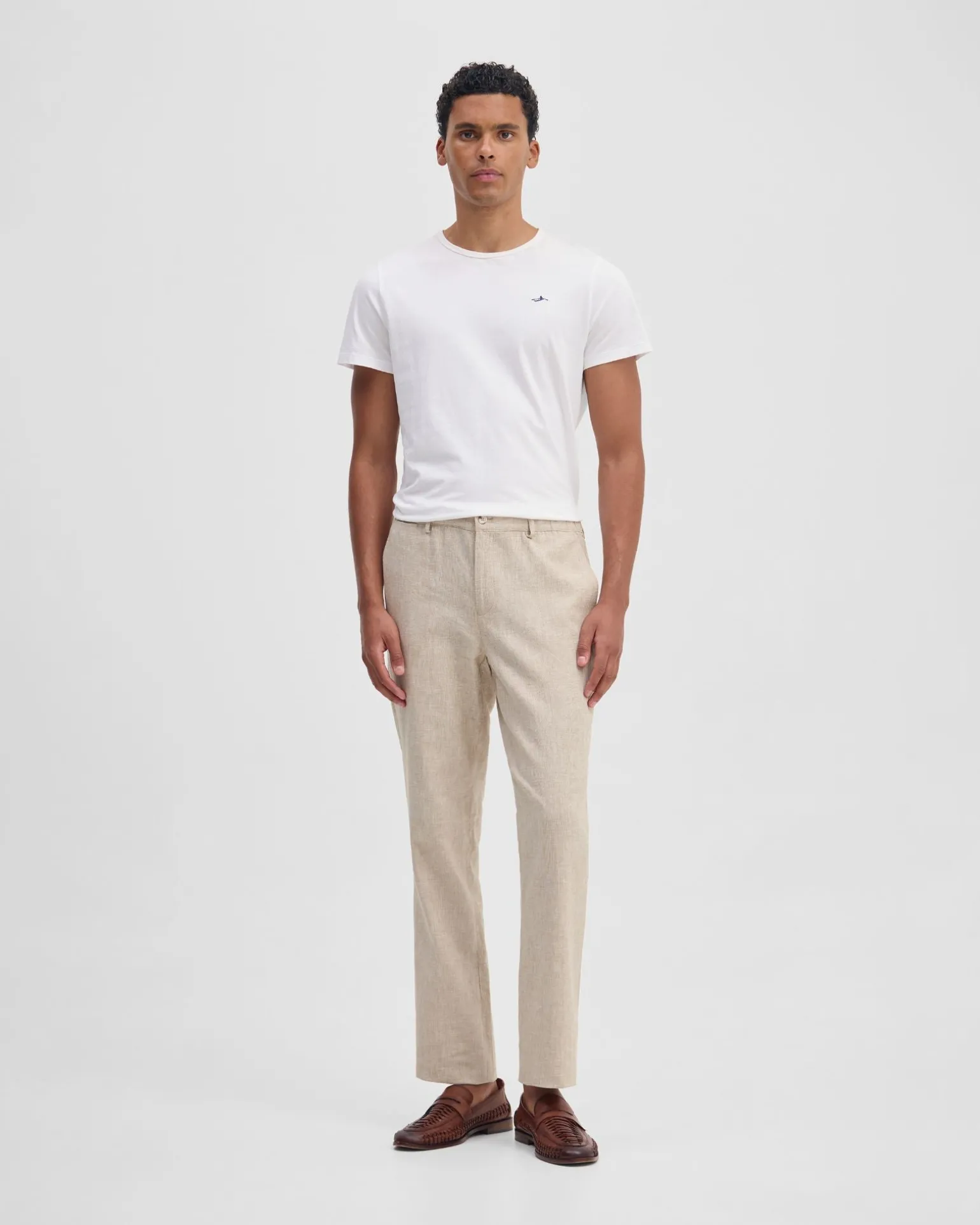 Benjamin Linen Blend Relax Trousers