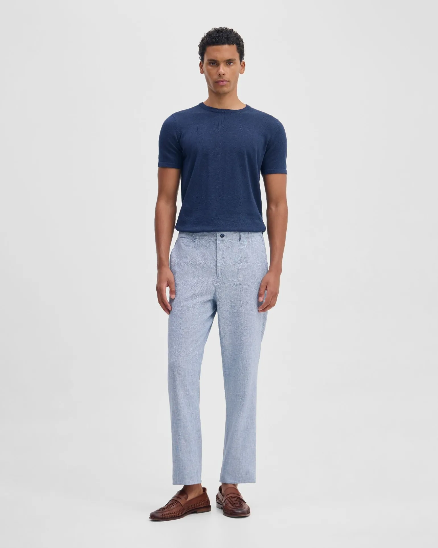 Benjamin Linen Blend Relax Trousers