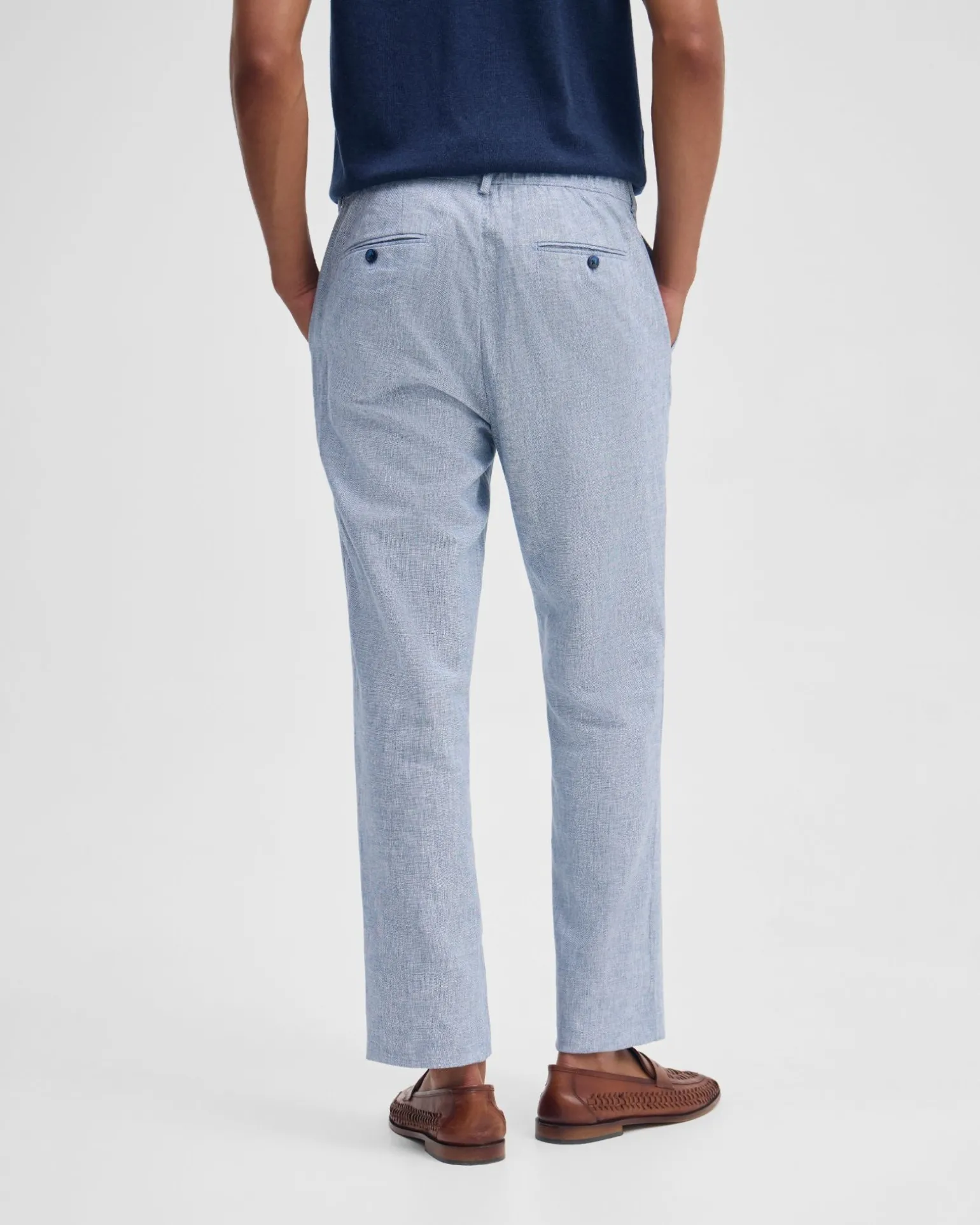 Benjamin Linen Blend Relax Trousers