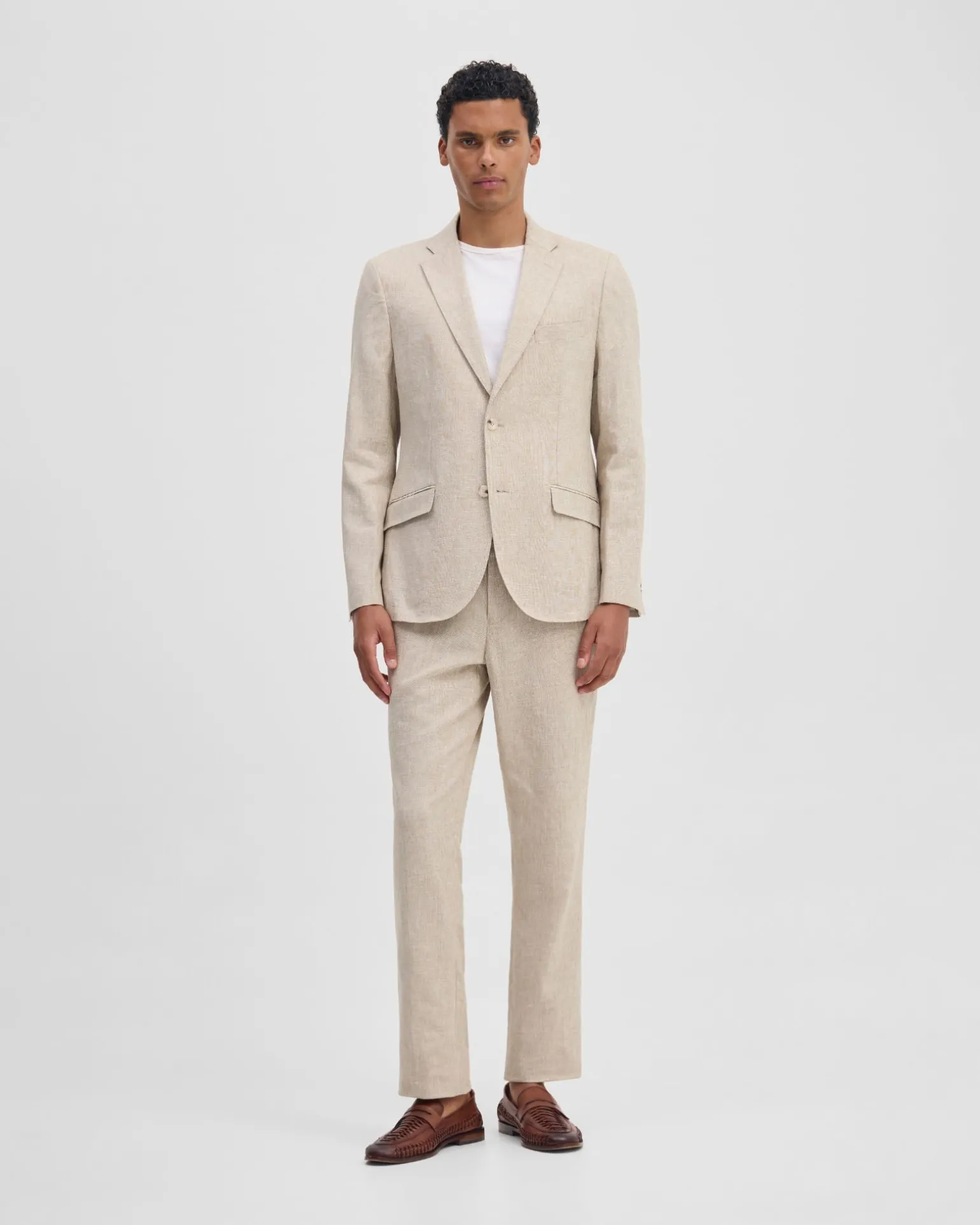Benjamin Linen Blend Relax Trousers