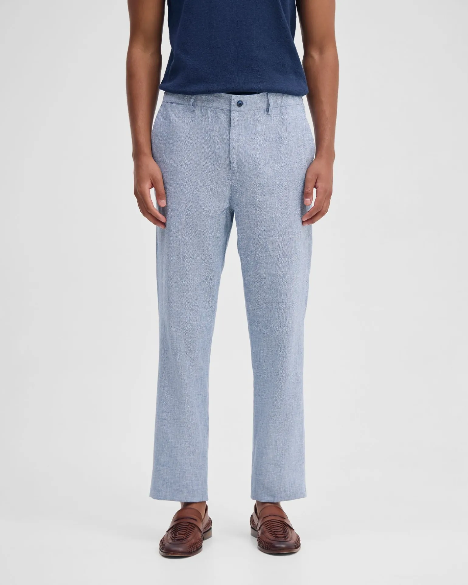 Benjamin Linen Blend Relax Trousers