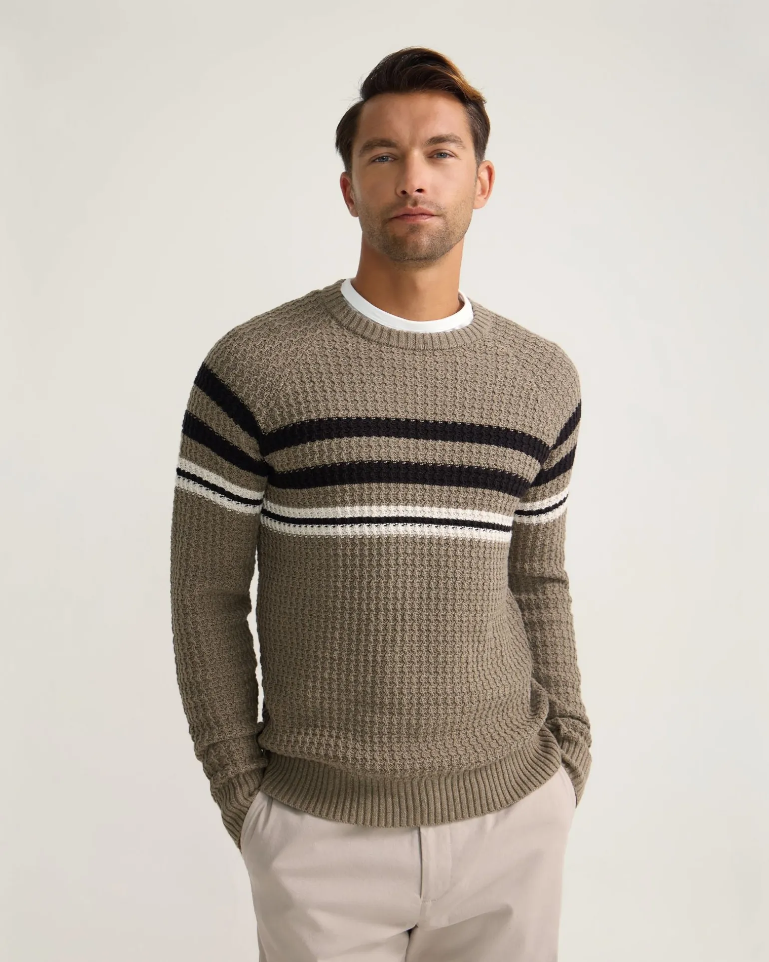 Benji Stripe Cotton Knit