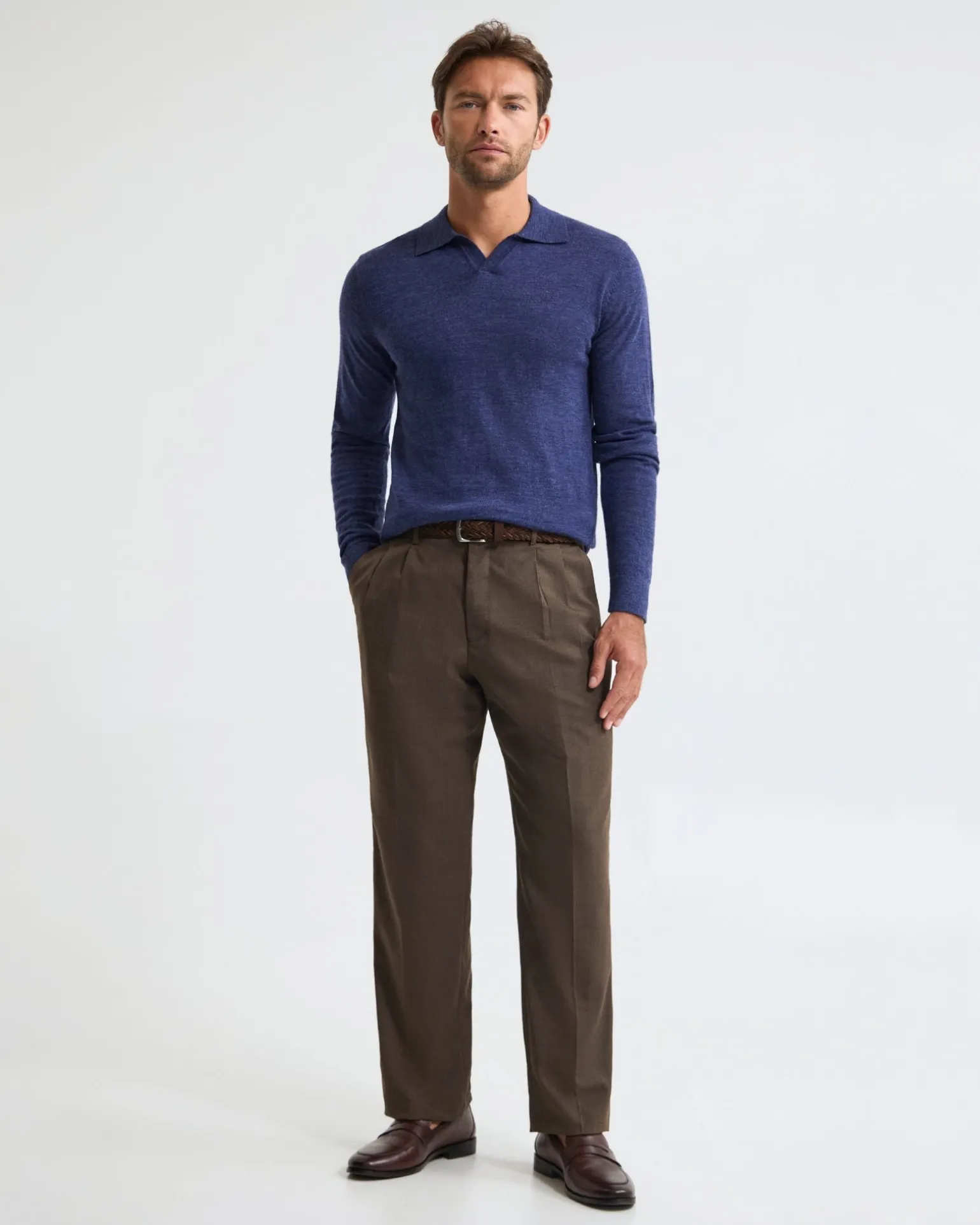 Blair Polo Collar Merino Knit