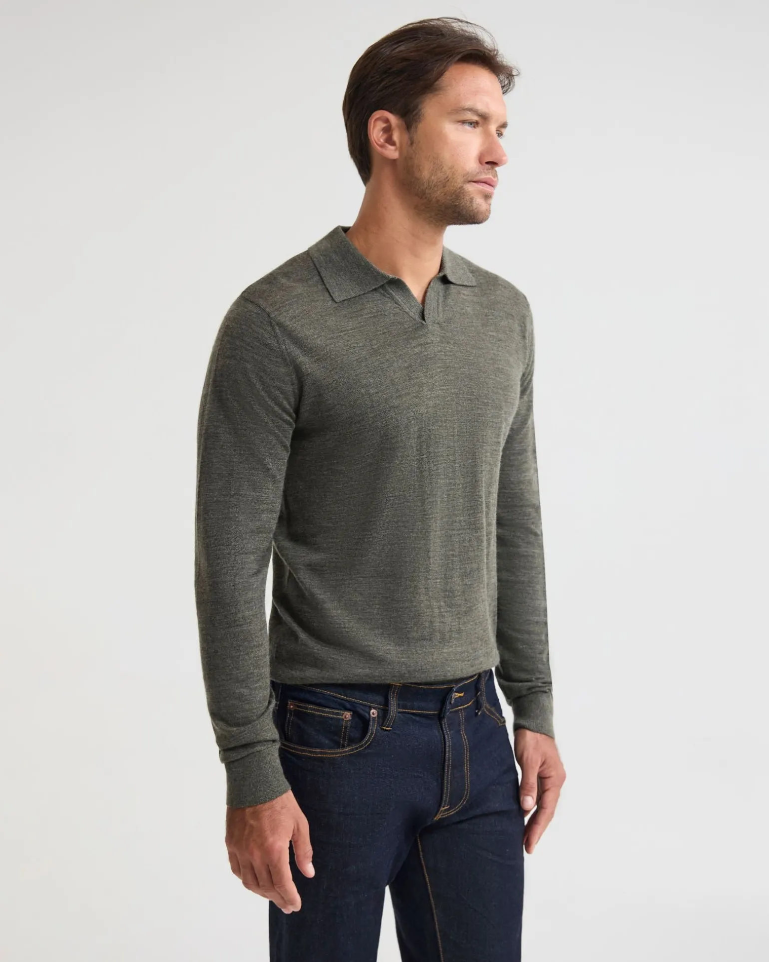 Blair Polo Collar Merino Knit
