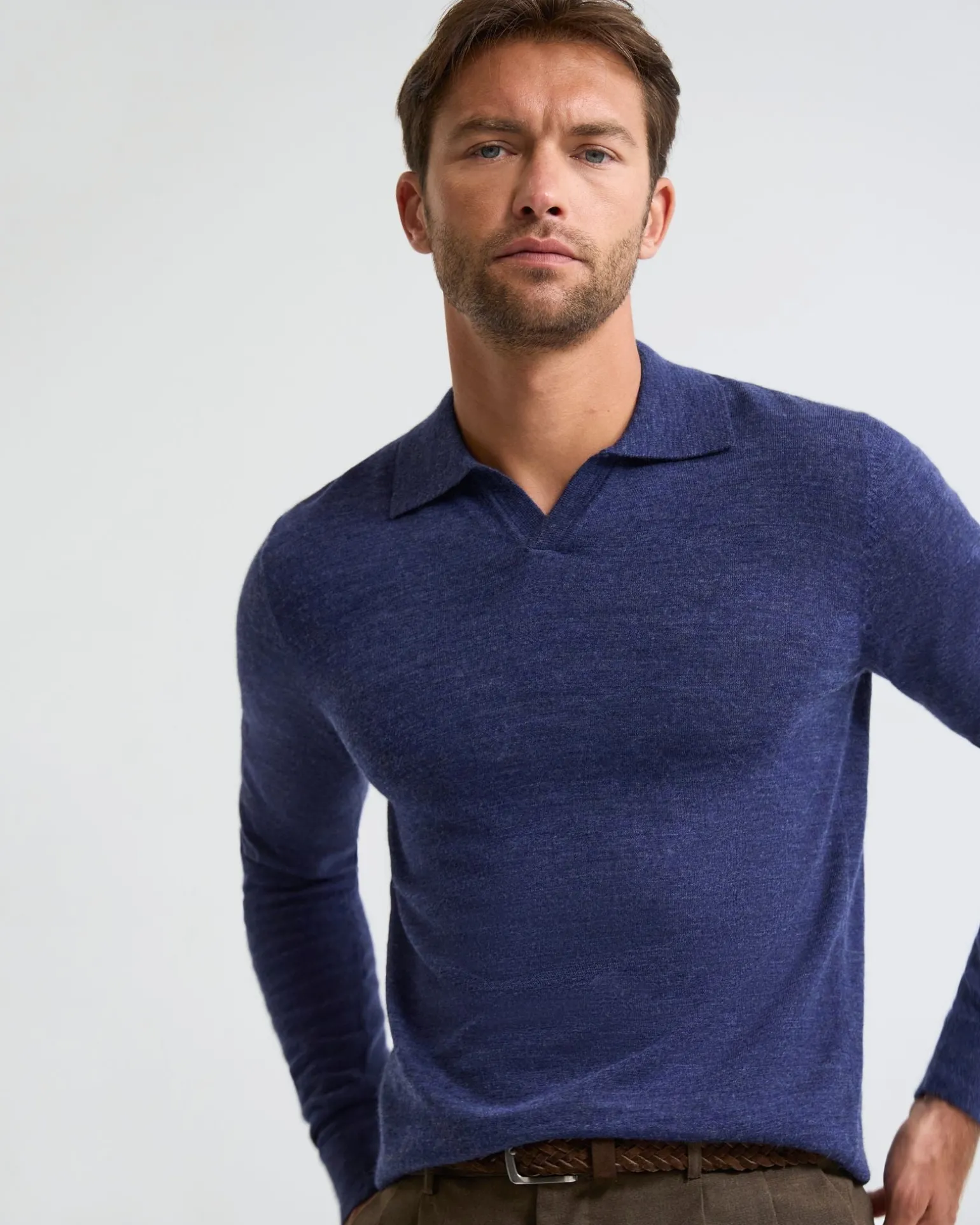 Blair Polo Collar Merino Knit