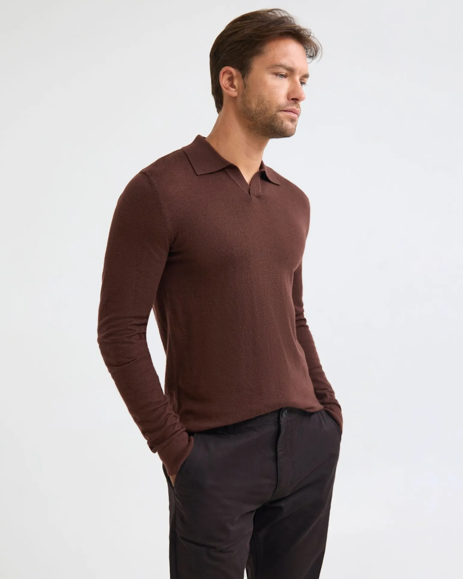 Blair Polo Collar Merino Knit