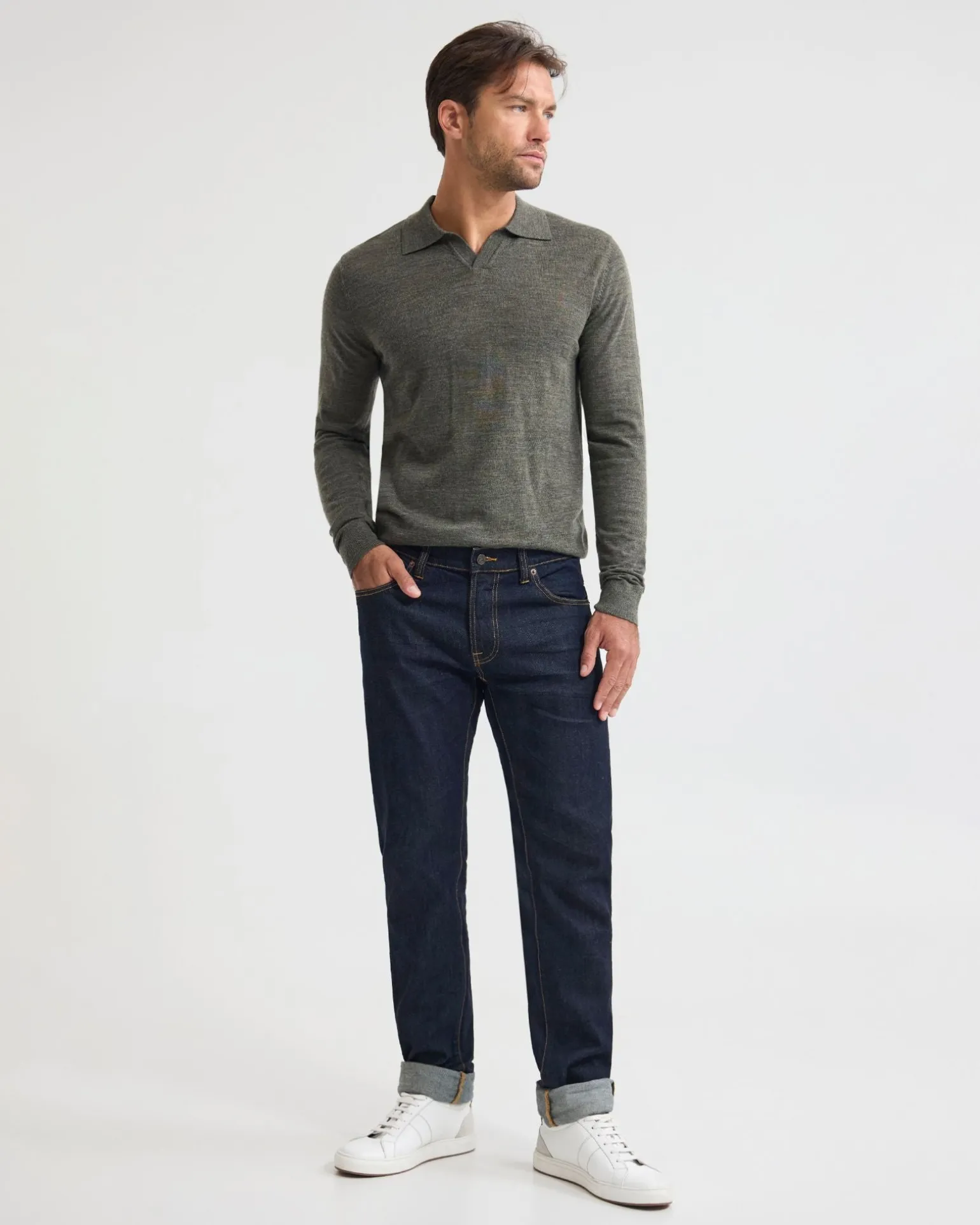 Blair Polo Collar Merino Knit